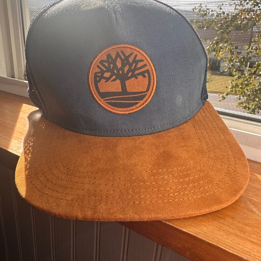 Timberland Navy and Tan Cap